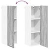 vidaXL Hanging Cabinet Grey Sonoma 30 x 31 x 100 cm Engineered Wood
