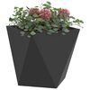 vidaXL Planter Black 30 x 30 x 30 cm Steel