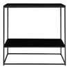 House Nordic Console Table with 2 Shelves Avery Black
