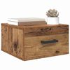vidaXL Bedside Cabinet Old wood 35 x 35 x 20 cm Engineered wood