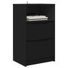 vidaXL Bedside Tables 2 pcs Black 40 x 30 x 467 cm Engineered Wood