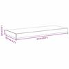 vidaXL Floating Wall Shelves 2 pcs Grey 60x23.5x3.8 cm MDF
