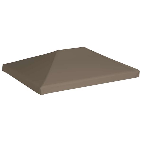 vidaXL Gazebo Top Cover 310 g/m² 3x4 m Taupe