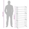 vidaXL 2 x Shoe Rack