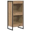 vidaXL Book Cabinet 40 x 30 x 86.5 cm Engineered Wood Artisian Oak