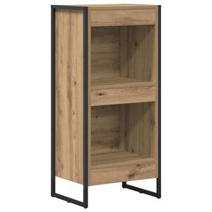 vidaXL Book Cabinet 40 x 30 x 86.5 cm Engineered Wood Artisian Oak