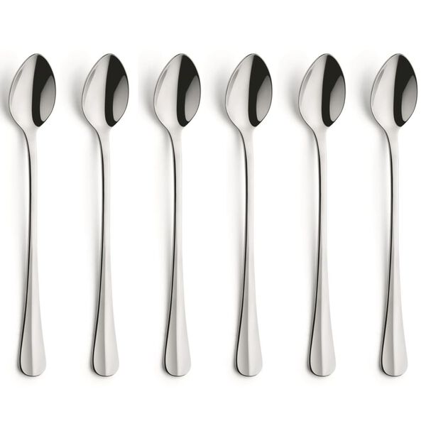 Amefa 6 Piece Iced Teaspoon Set Baguette