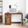 vidaXL Desk with Drawer Old Wood 50 x 115 x 75 cm Engineered Wood