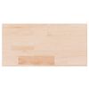 vidaXL Shelf Board 40x20x2.5 cm Untreated Solid Wood Oak
