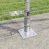 vidaXL Fence Post Galvanized 50 x 1.2 m Steel