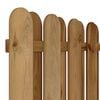 vidaXL Hit and Miss Fence Panel Pinewood 180x180 cm
