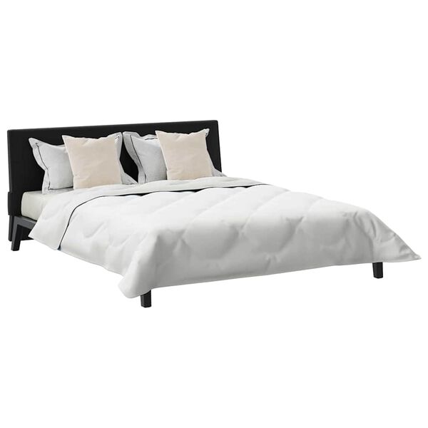 vidaXL Duvet with Pillows 3 pcs White Microfiber and Down Feather