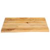 vidaXL Table Top Live Edge 80x80x3.8 cm Solid Wood Mango
