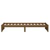 vidaXL Bed Frame without Mattress Honey Brown Solid Wood 90x200 cm