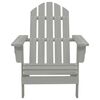 vidaXL Garden Chair Wood Grey