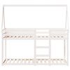 vidaXL Bunk Bed without Mattress White 90x190 cm Single Solid Wood Pine