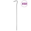 vidaXL Tent Pegs 50 pcs 23 cm &Oslash;5 mm Galvanised Steel