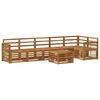 vidaXL Sectional Sofa Set 6 pcs Natural Solid Acacia Wood