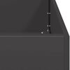 vidaXL Planter Black 100x100x30 cm Steel