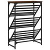 vidaXL Shoe Rack Brown Oak 60x30x85 cm Engineered Wood