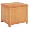 vidaXL Storage Box Natural 50 x 45 x 45 cm Engineered Wood and Oak