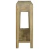 vidaXL Console Table Natural Grey 110 x 30 x 80 cm Solid Mango Wood