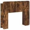 vidaXL Headboard Cabinet with Storage Smoked Oak Engineered Wood