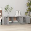 vidaXL TV Cabinet Grey Sonoma 102x35x36.5 cm Engineered Wood