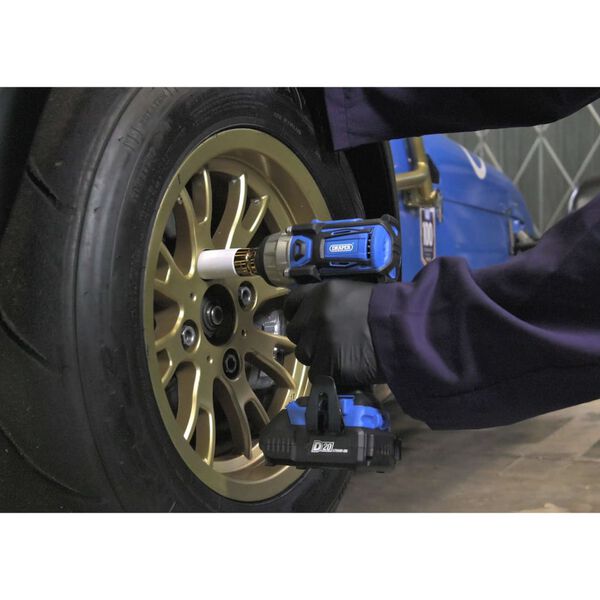 Draper Tools Brushless Impact Wrench Bare D20 20V 250Nm