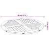 vidaXL Table Top Ø80x2.2 cm Round Solid Wood Acacia