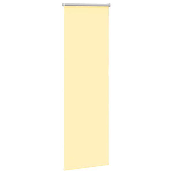 vidaXL Roller Blind Blackout Yellow 55x130 cm Fabric Width 50.7 cm Polyester