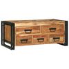 vidaXL Coffee Table Brown 90 x 50 x 38 cm Solid Acacia Wood