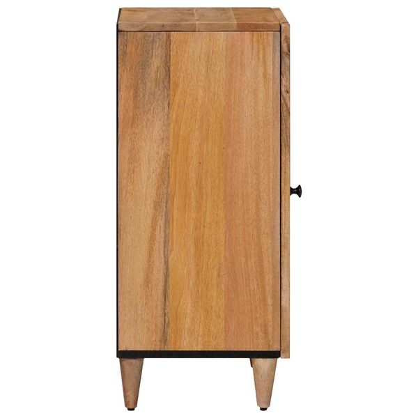 vidaXL Sideboard with Door Natural 40 x 33.5 x 75 cm Solid Mango Wood