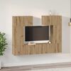 vidaXL TV Cabinet Set Wall-mounted 6 pcs Artisan oak 80 x 30 x 30 cm