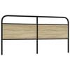 vidaXL Replace Headboard Sonoma Oak 200 cm Steel and Engineered Wood