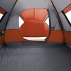 vidaXL Family Tent Dome 6-Person Orange Waterproof