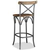 vidaXL Bar Stool Solid Mango Wood