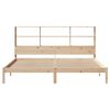 vidaXL Bookcase Bed without Mattress 200x200 cm Solid Wood Pine