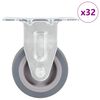 vidaXL 32 pcs Fixed Casters 50 mm