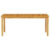 vidaXL Garden Dining Set 9 pcs Brown Solid Acacia Wood