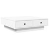 vidaXL Coffee Table White 90x90x28 cm Engineered Wood