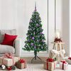vidaXL Corner Artificial Christmas Tree Green 150 cm PVC and Metal
