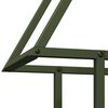 vidaXL Firewood Rack Olive Green 50x25x60 cm Cold-rolled steel