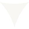 vidaXL Sunshade Sail 160 g/m&sup2; White 6x6x6 m HDPE