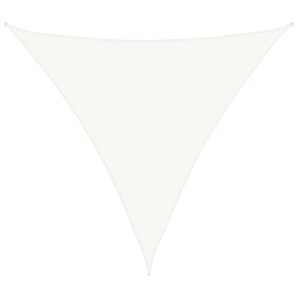 vidaXL Sunshade Sail 160 g/m&sup2; White 6x6x6 m HDPE