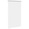 vidaXL Roller Blind Blackout White 140x210 cm Fabric Width 136.6 cm Polyester