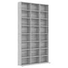 vidaXL CD Cabinet Grey Sonoma 102x23x177.5 cm Engineered Wood