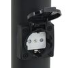 vidaXL Bollard Light with Outlet 80 cm Black IP44