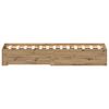 vidaXL Bed Frame with Drawer Artisan Oak 120 x 200 cm Engineered Wood