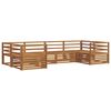 vidaXL Sofa Sets 6 pcs Natural Solid Acacia Wood